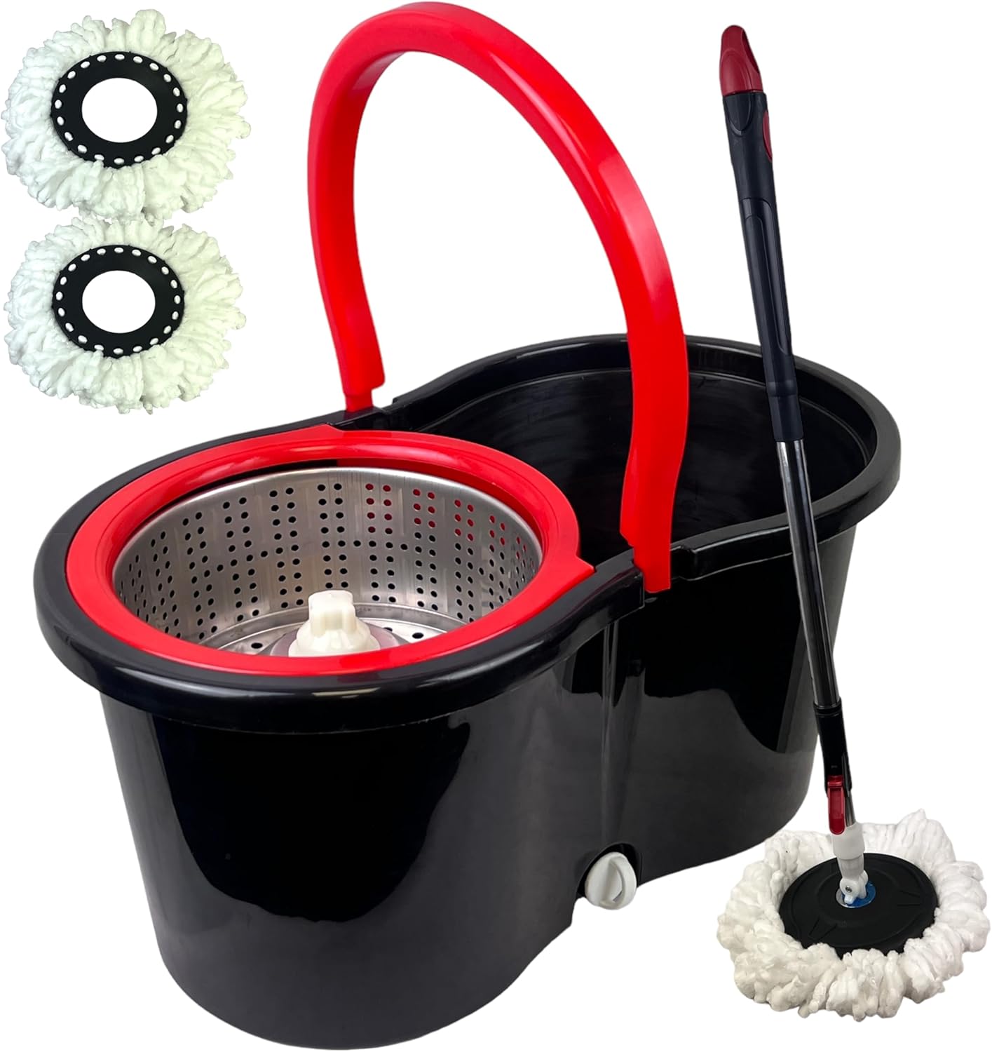 Spin Mop Bucket with Metal Spinner